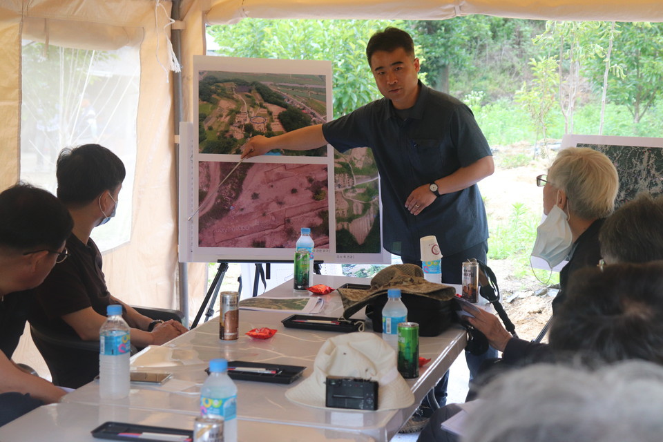 18일 이성산성 2차 시굴조사 학술자문회의가 열렸다.