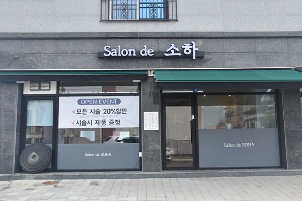 지난달 8일부터 성암리 주택가 인근에 '살롱 드 소하(Salon de SOHA)'가 열렸다. 가까운 거리에 예담마을, 은혜연립이 있다.